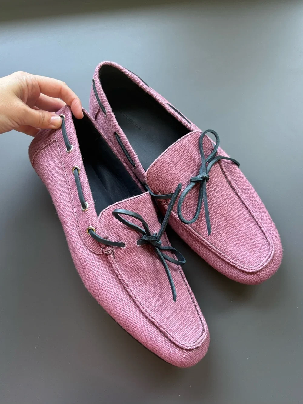 Alton Lane Canvas Boat Shoe Loafers- 43